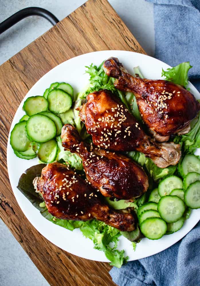 Sticky Pomegranate BBQ Drumsticks (Whole 30-Ish)