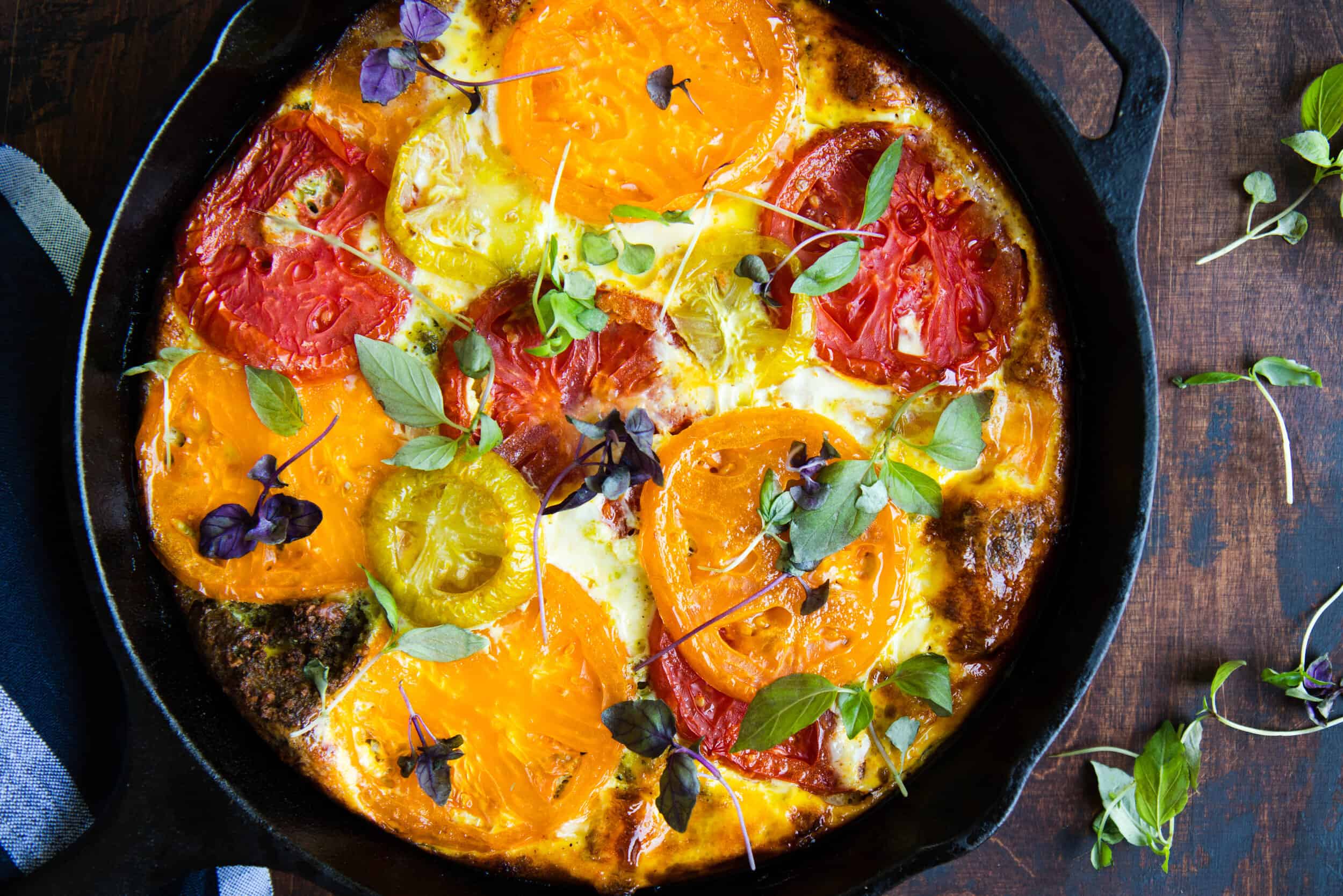 Skillet Tomato Tart