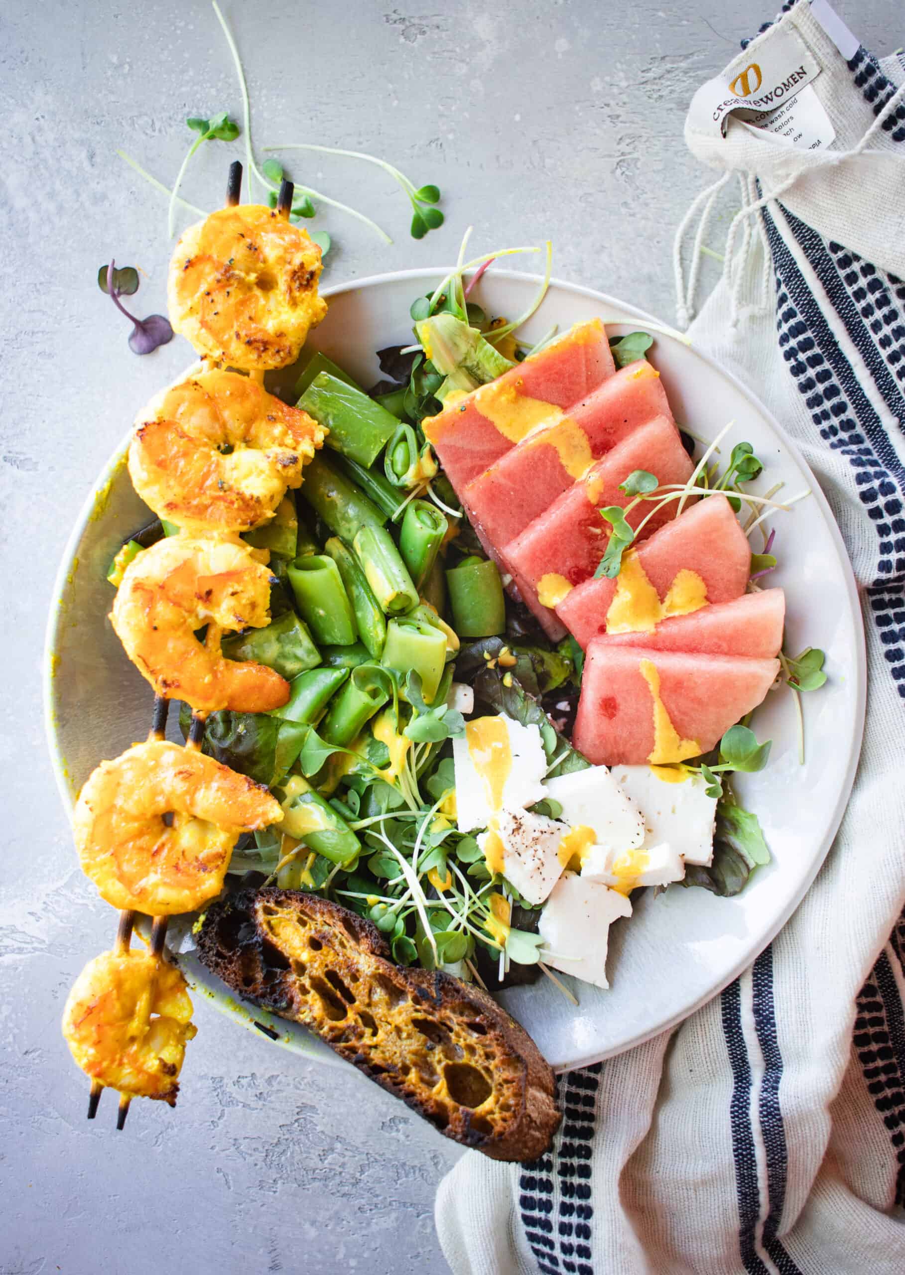 Scorched Sugar Snap Peas And Burrata Salad Recipe