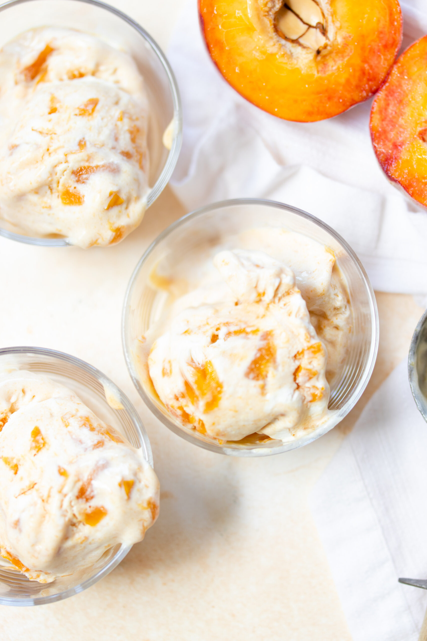 no churn peach ice cream