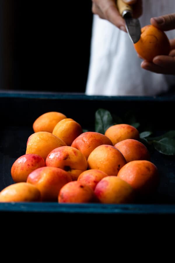 Upside Down Apricot Snacking Cake KateCooks