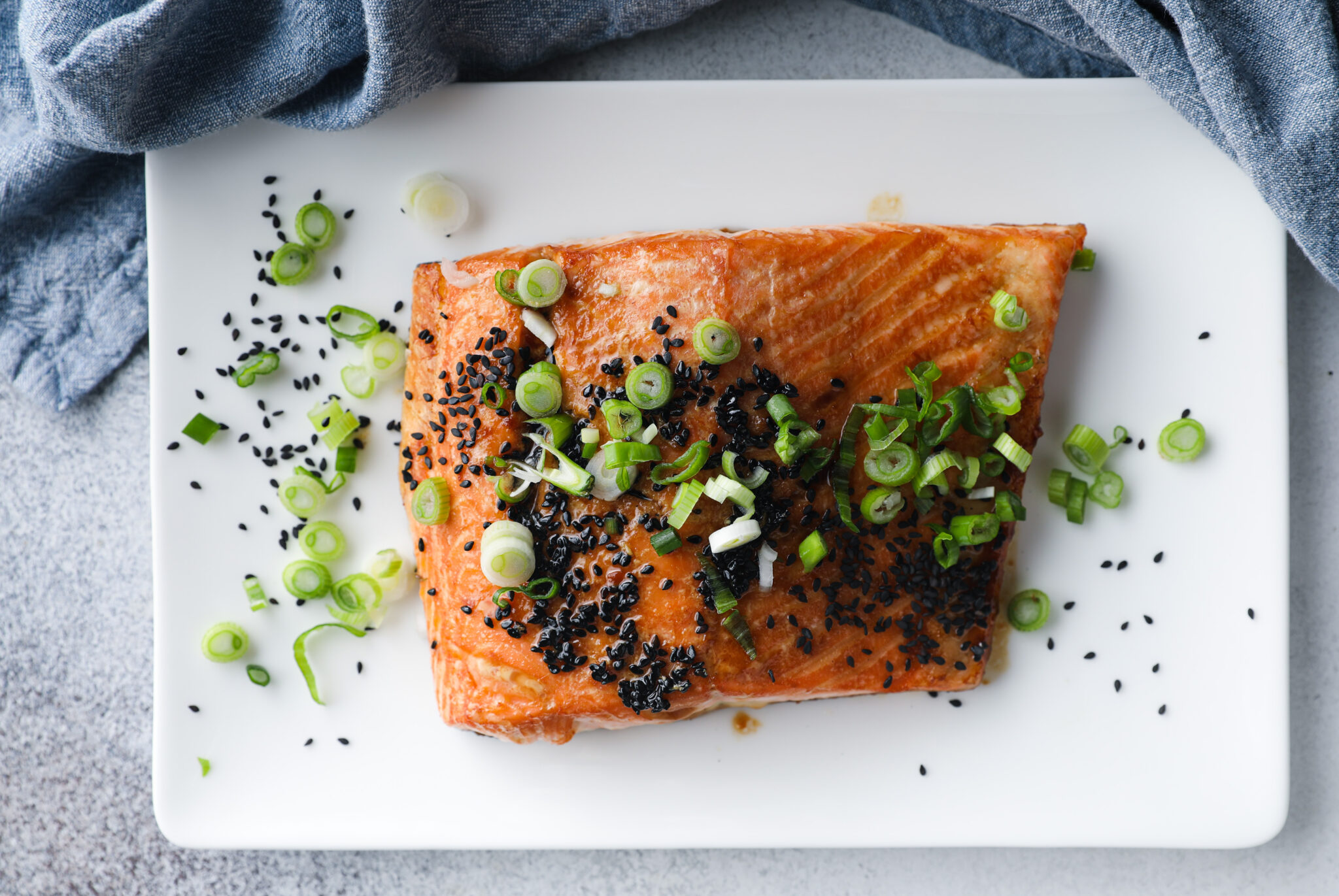 Baked Sesame Soy Salmon Bowls KateCooks